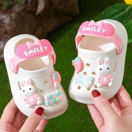 Children's Slippers Summer Cute Outdoor Soft Bottom Non-slip Boys And Girls Sandals Infant Kid Baby Hole Shoes